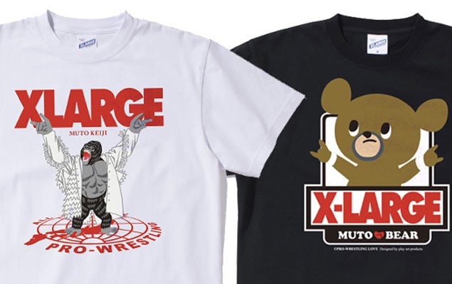 XLARGE® X 全日本摔角 X play set products 限定T恤販售