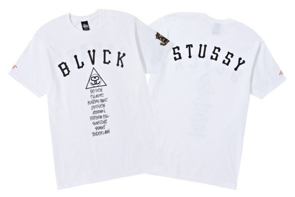 Black Scale x Stussy 5周年紀念系列聯名短Tee