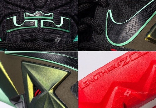 Nike LeBron 11 Parachute Gold  近身完整細節呈現