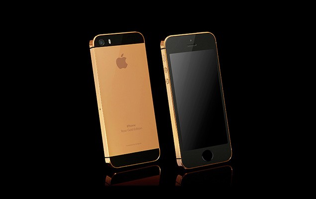 鑲金鑲鑽的 iPhone 5S !! 最便宜也要8萬多台幣!!