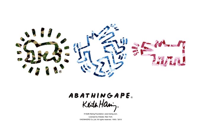 A Bathing Ape x Keith Haring 聯名系列