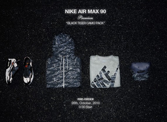 atmos x Nike Air Max 90 “Black Tiger Camo” 全新發表
