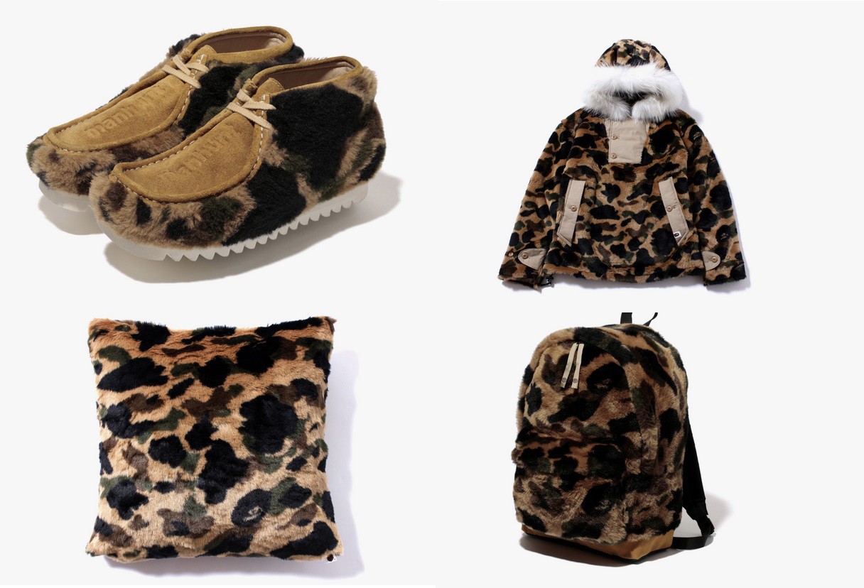 A Bathing Ape 2013秋/冬 1st Camo Fur Capsule Collection 新作發表