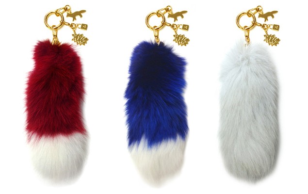 Maison Kitsuné x AMBUSH Fur Keychain 系列聯名鑰匙圈