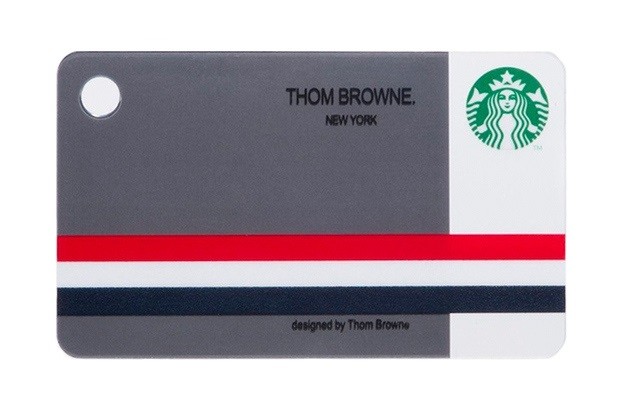 Thom Browne 為 Starbucks Japan 打造別注版隨行卡