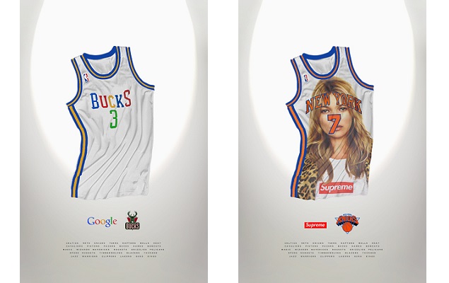 想像大品牌與 NBA 球隊打造聯名球衣