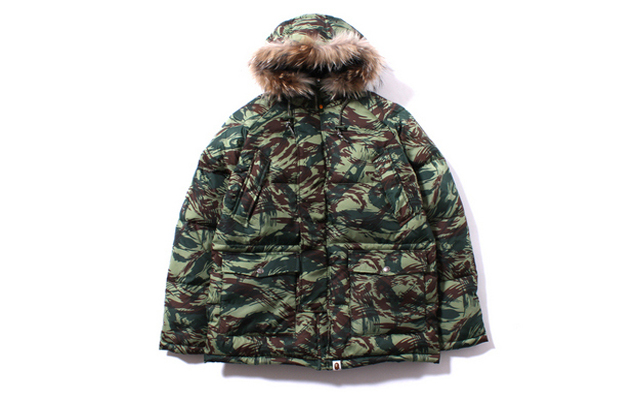 A Bathing Ape LIZARD CAMO 羽絨連帽外套釋出