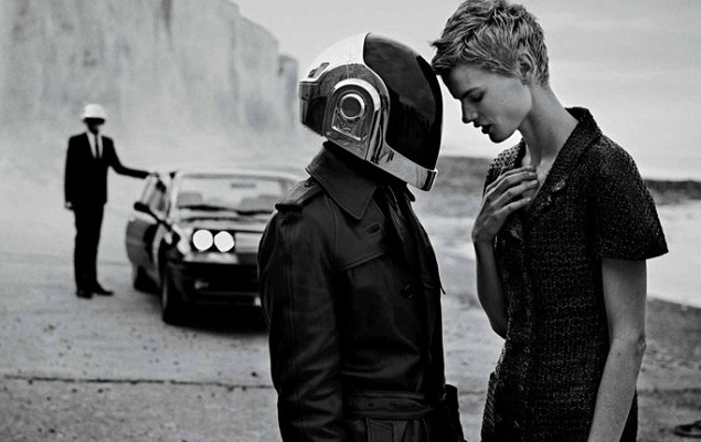 Daft Punk 與 Saskia de Brauw 為《M Le Monde》雜誌拍攝最新造型特輯