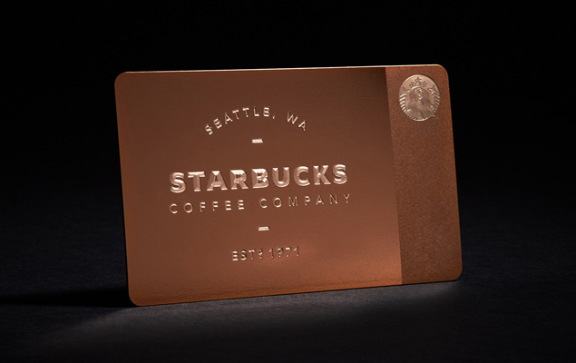 Starbucks x Gilt 限量聯名禮品金卡