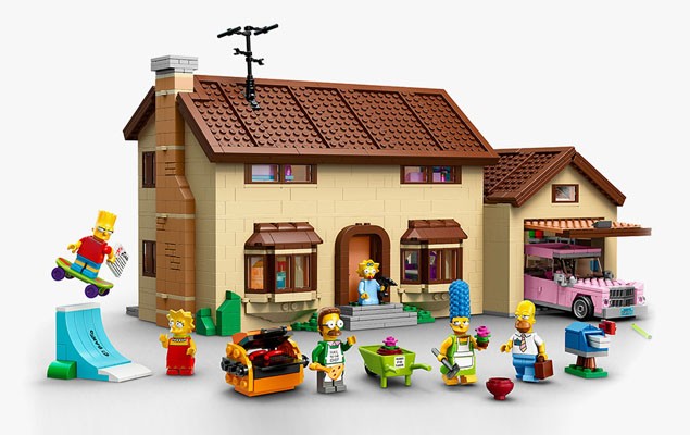 LEGO X The Simpsons house 辛普森家庭版樂高玩具登場
