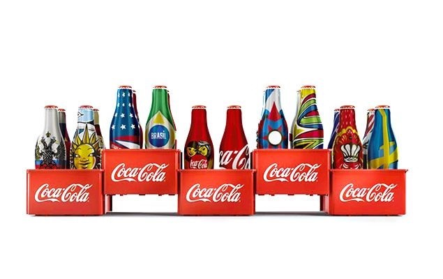 Coca-Cola 2014 世足盃主題瓶身式樣