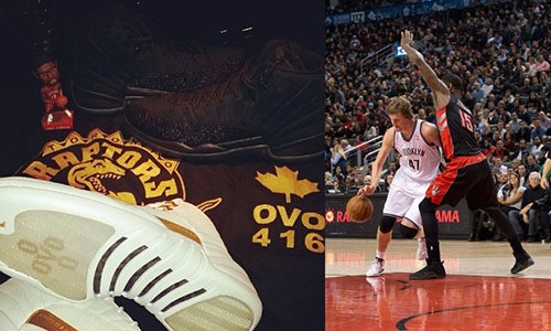 Drake 贈送Amir Johnson Air Jordan 12 Retro OVO PE