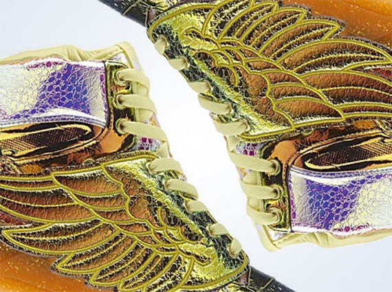 adidas Originals by Jeremy Scott 2014春/夏 JS Wings “Iridescent Gold Foil” 新作發售消息