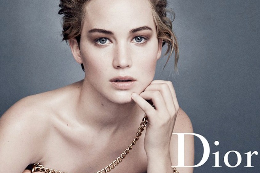 Jennifer Lawrence 拍攝 Dior 系列形象廣告