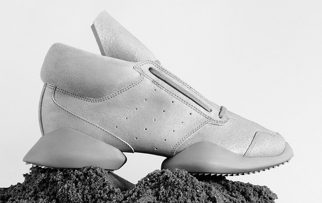 Rick Owens for adidas 2014 春/夏 Tech Runner 鞋作 “Heather Grey” 式樣