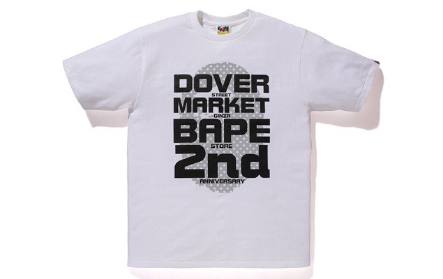 A Bathing Ape 推出 Dover Street Market 銀座店鋪兩周年別注紀念 T-Shirts