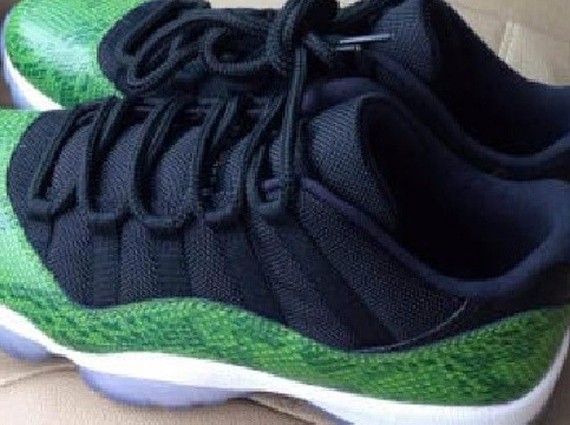 Air Jordan 11 Low “Green Snake” 全貌再現