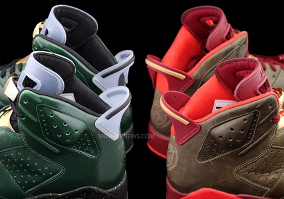 Air Jordan 6 Retro “Champagne” + “Cigars” Pack 實作細節完整呈現