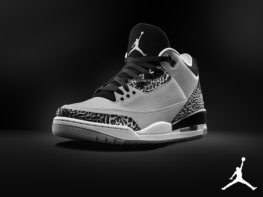 Air Jordan 3 Retro “Wolf Grey” 驚豔實作呈現