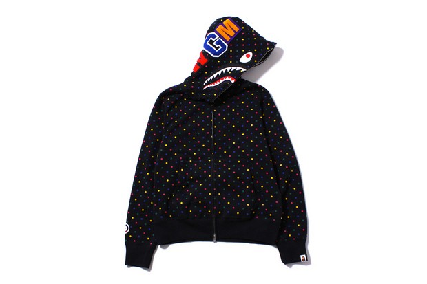 A Bathing Ape 2014春/夏 SHARK MULTI DOT FULL ZIP HOODIE 新作公開 | OVERDOPE ...