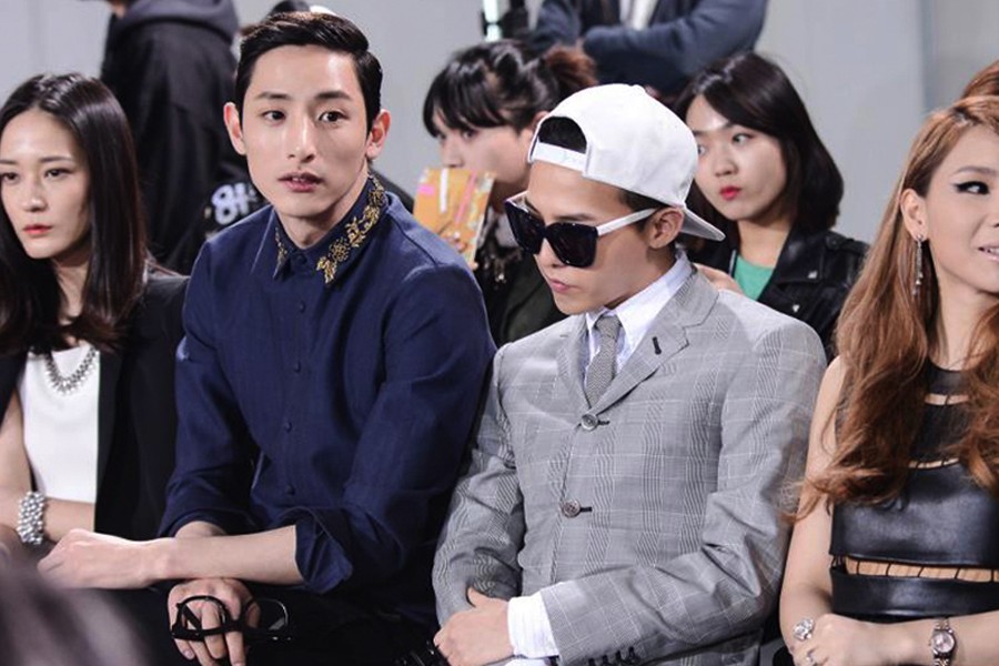 G-Dragon 身旁的憂鬱氣質男模朋友：李秀赫