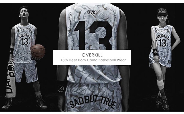 本週發售預告！OVERKILL -13th. Deer Horn Camo Basketball Jersey & Short