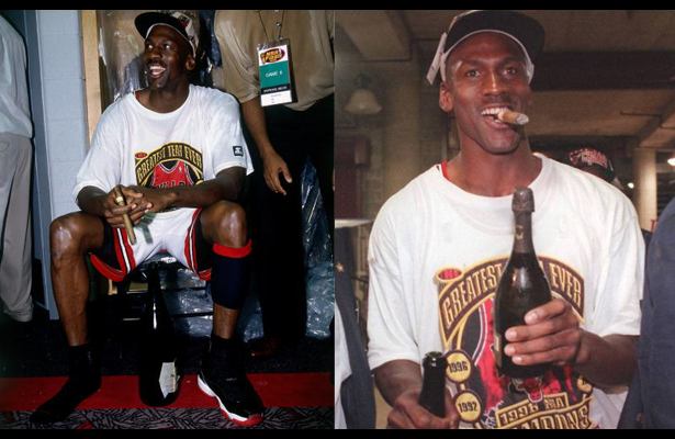 職業生涯不可或缺！Michael Jordan 與他最愛的雪茄、以及奪冠後必有的香檳