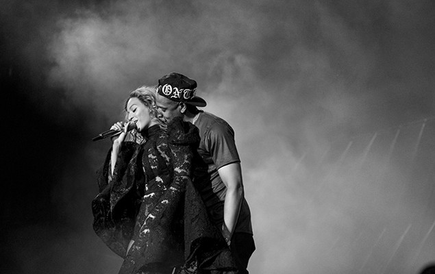 Beyonce 與Jay Z 舞台合照魅力曝光