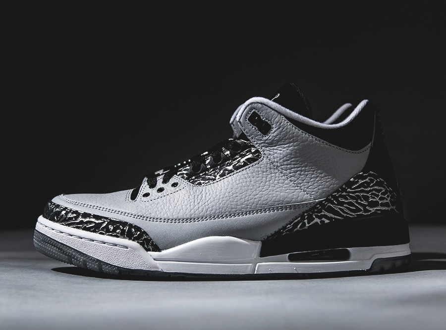 Air Jordan 3 Retro “Wolf Grey” 細節端詳剖析