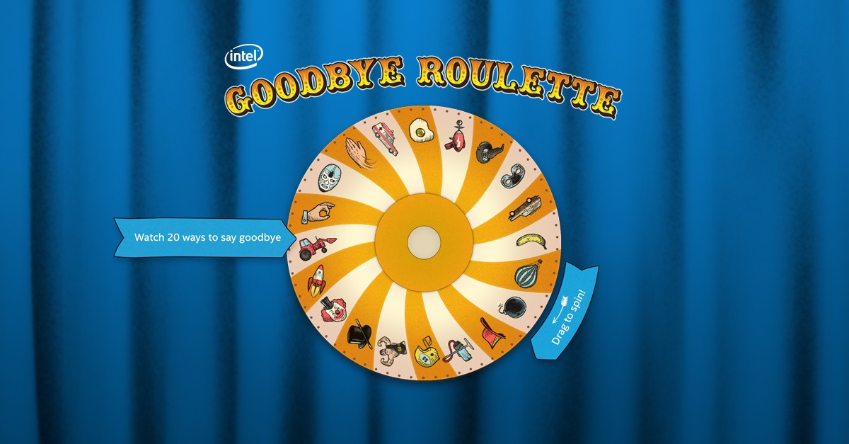 Sponsored Video: Intel「Goodbye Roulette」(掰掰輪盤) 互動影片遊戲