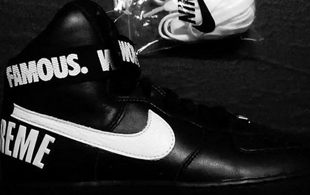 超強聯名 Supreme x Nike Air Force 1　黑鞋細節照外流曝光！