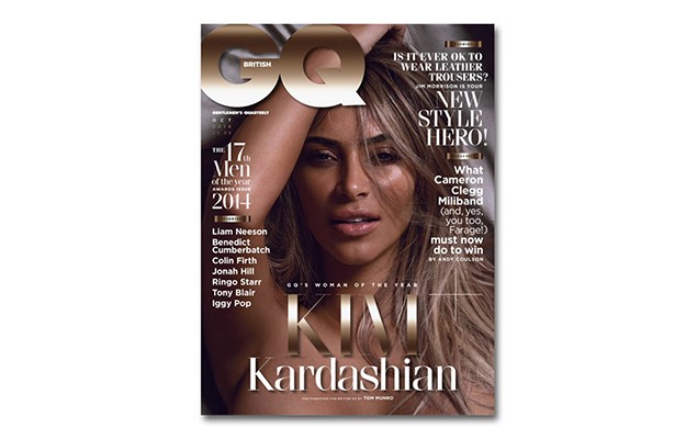 焦點都給你！Kim Kardashian 被英國《GQ》選為「2014 年度女性人物」！