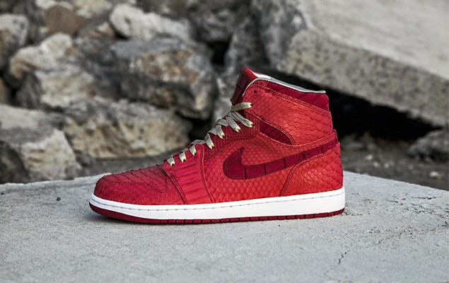 Air Jordan 1 “Red Python & Sueded Croc” JBF 特製版鞋款