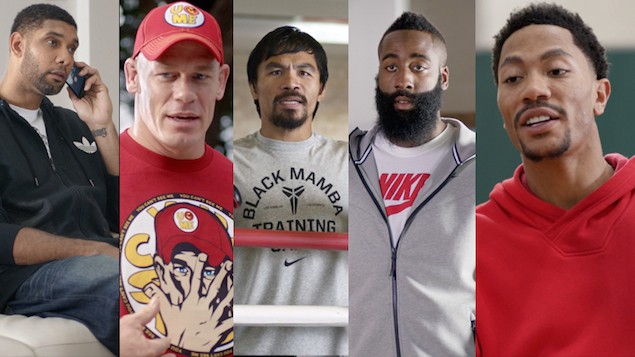 Manny Pacquiao、James Harden、John Cena 眾星打造 Foot Locker ”Week of Greatness“ 宣傳廣告！