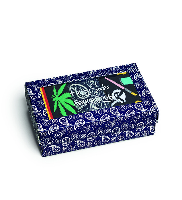 Happy Socks X Snoop dogg_14FW_Box Set 聯名限定襪款禮盒組(三雙入) $1,580
