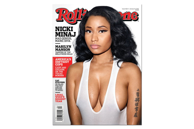人氣女王現身，Nicki Minaj 做客《Rolling Stone》2015 一月刊
