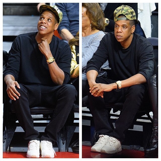 Jay-Z-courtside-at-Cleveland-Cavaliers-v-Los-Angeles-Clippers-Game-with-Beyonce-wearing-Bape-Camo-Hat-and-King-Push-x-Adidas-EQT-guidance-93-Sneakers-Shoes-22-640x640
