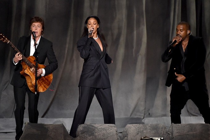 Rihanna 聯手 Kanye West 和 Paul McCartney 嗨翻全場！Sam Smith 成最大贏家，第 57 屆格萊美頒獎典禮完美落幕！