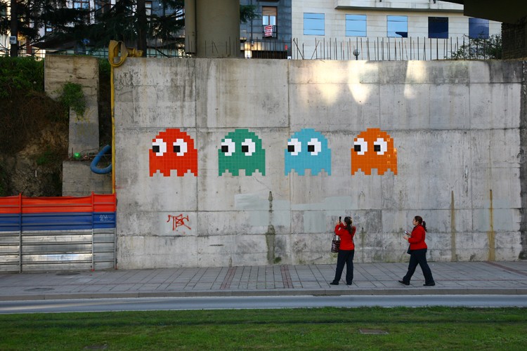 出沒街頭的藝術小人 Invader ” Wipe Out ” 系列藝術展即將在香港舉辦
