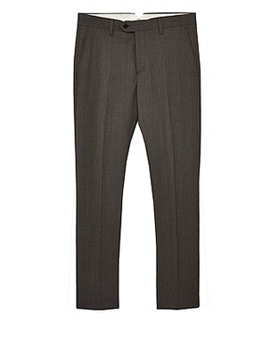 Grey Drifter Slim Tailored Trousers