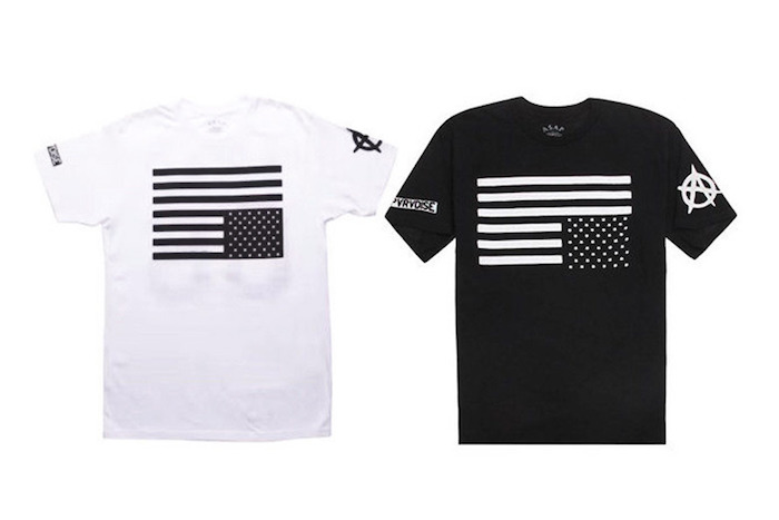 A$AP Rocky x PacSun「倒置國旗」聯名 T-Shirt  引起網友圍剿