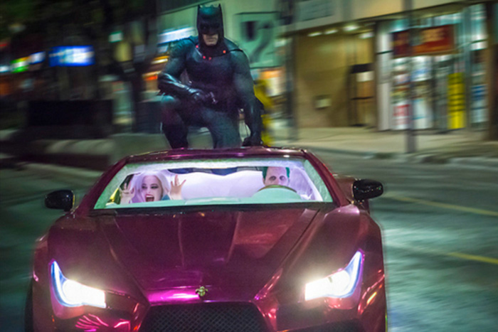 蝙蝠俠阻擋小丑飆車，《自殺小隊》拍攝現場曝光
