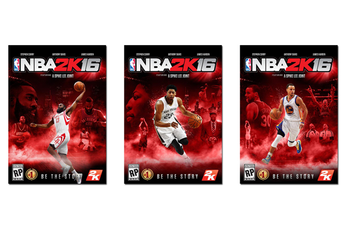 《NBA 2K16》最新三位封面人物：Stephen Curry、James Harden、Anthony Davis！