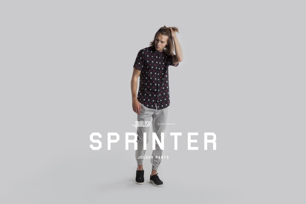 百萬條 Jogger pants 的進化，Publish Brand 第四代 “Sprinter” Jogger Pants !