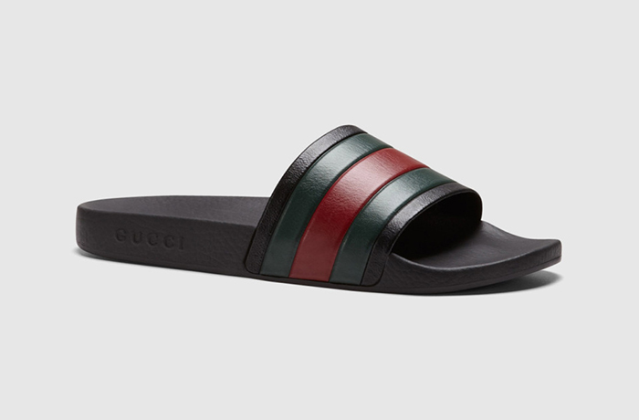 Gucci 發表品牌經典配色拖鞋！