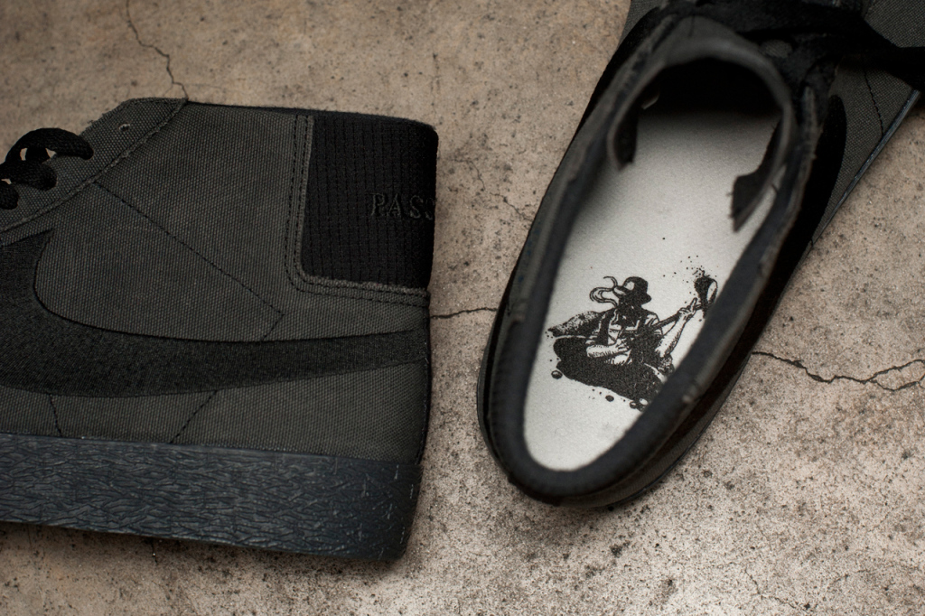 為全黑色調賦予新鮮感，近覽 Pass~Port x Nike SB Blazer 聯名鞋款