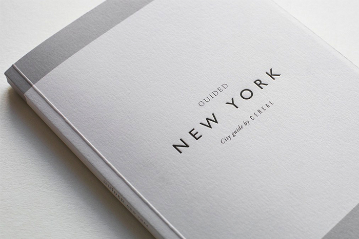 超級好看，極簡美學《CEREAL》發佈紐約城市指南