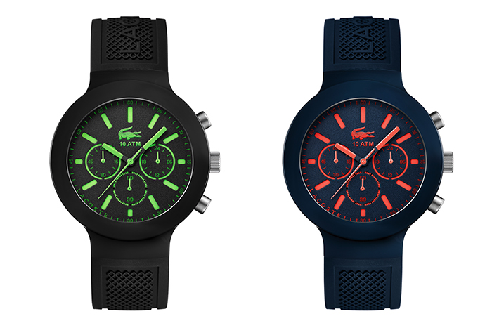 Lacoste Borneo 系列腕錶霓虹版，衝擊你的早秋視覺！