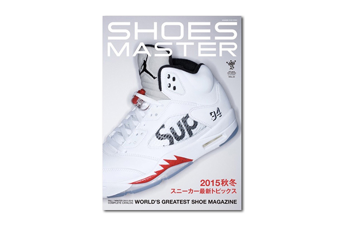 《SHOES MASTER》最新 2015 秋冬刊物封面：Supreme x Air Jordan 5