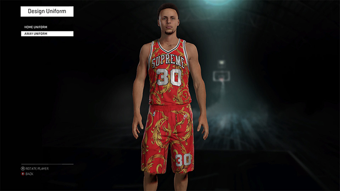 NBA 2K16 竟然出現 Supreme x Nike Foamposite One 聯名球衣？